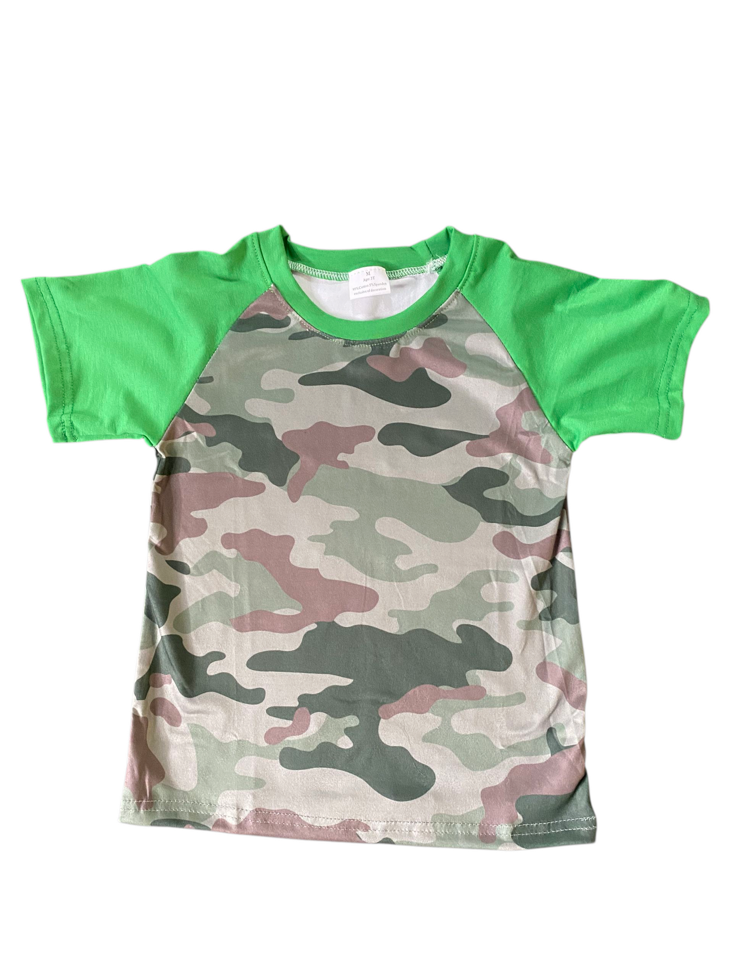 Camo Oops Milk Silk Raglan