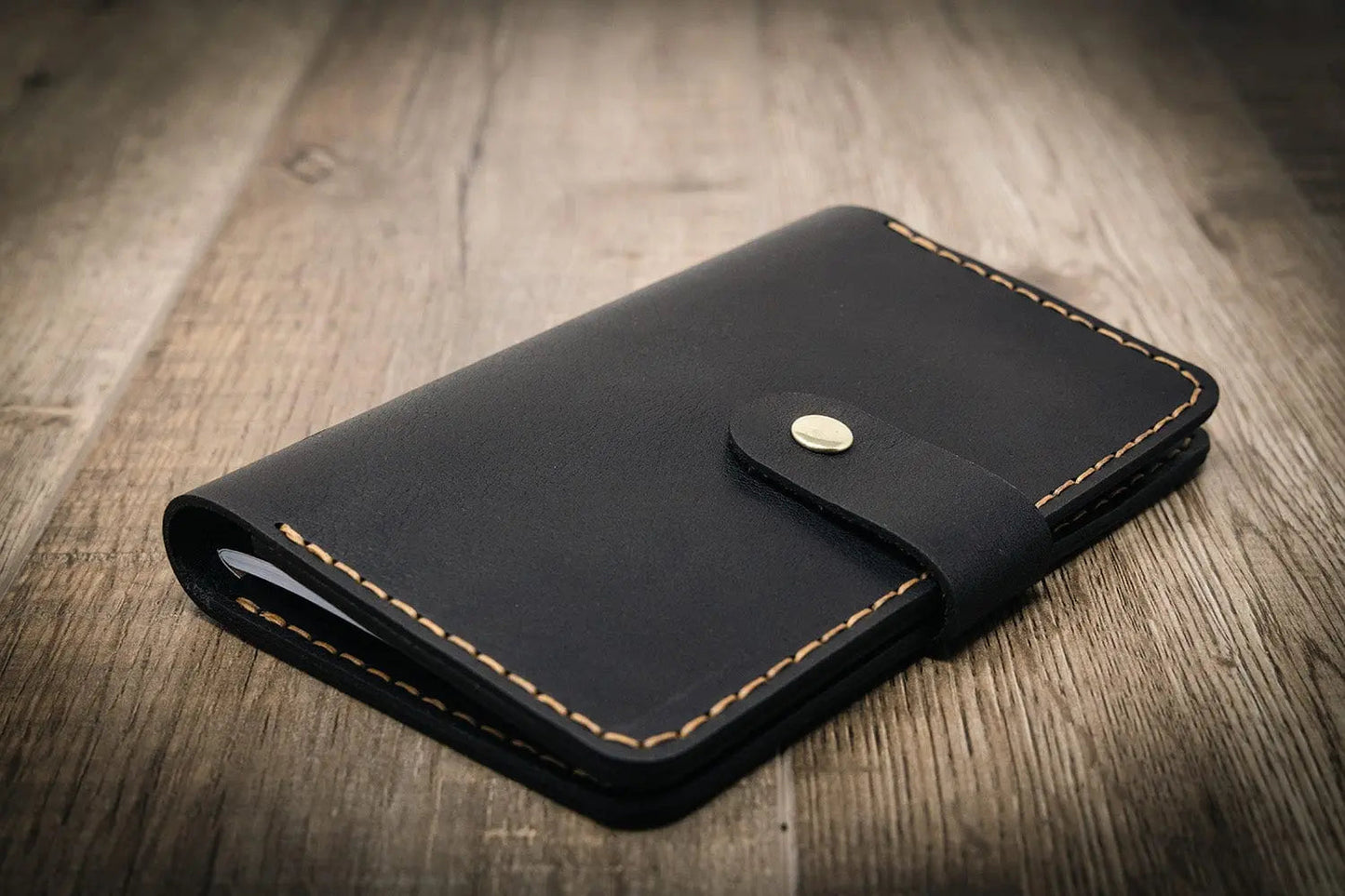 Leather Field Notes Cover - Black