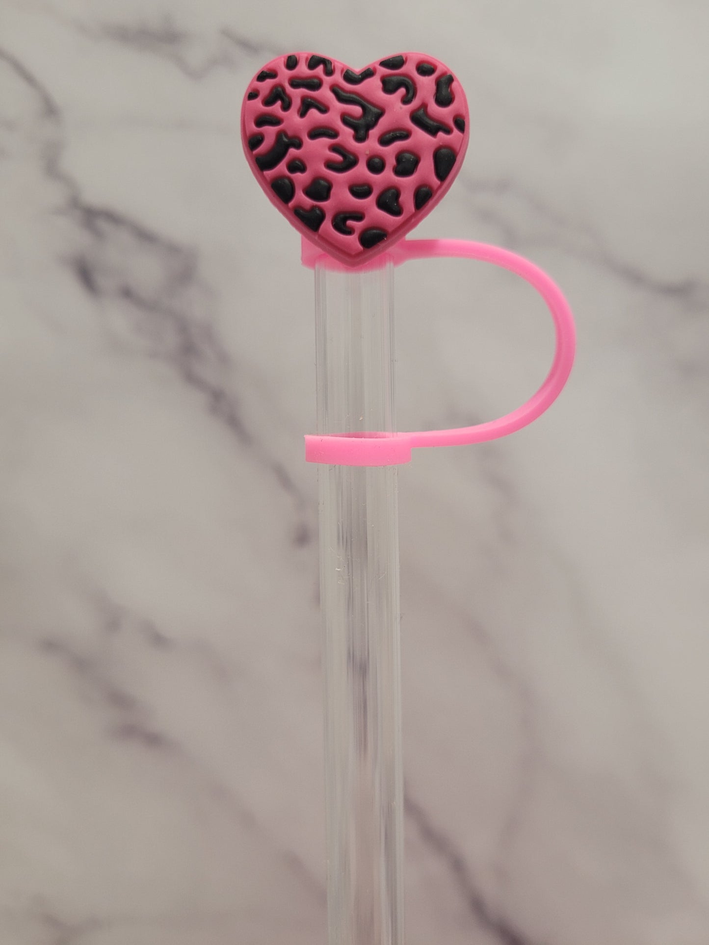 Cheetah Print Strawtoppers