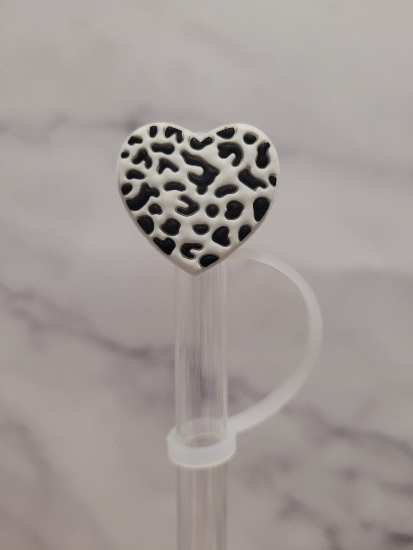 Cheetah Print Strawtoppers