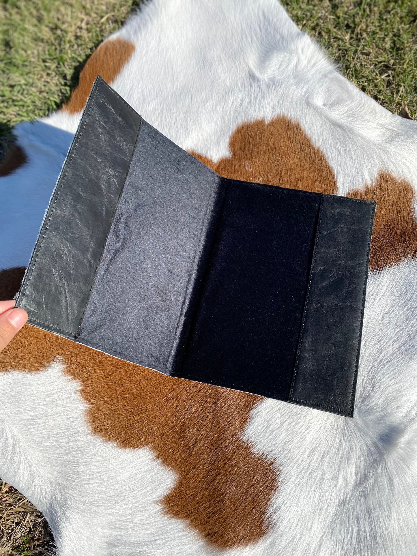 Cowhide Leather Book Cover