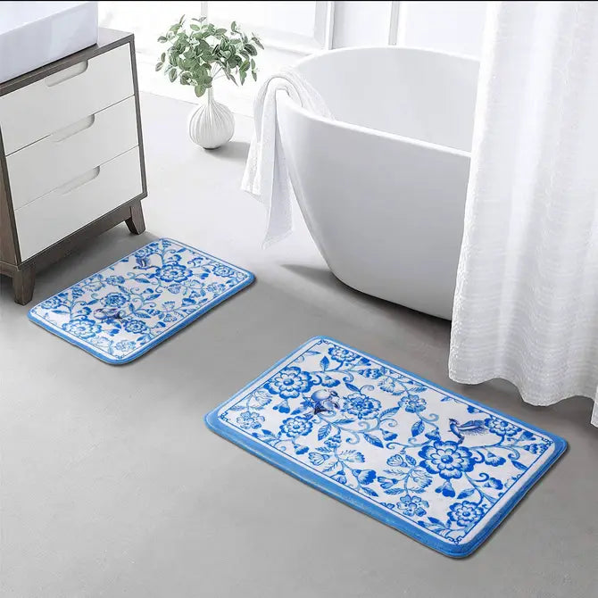 Floral 2pc Bath Mat