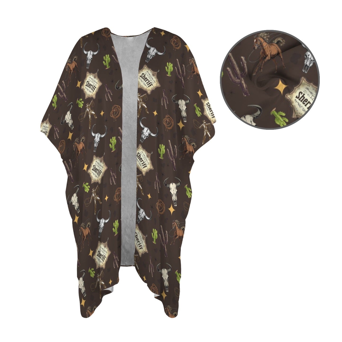 Western Kimono Duster Coverup