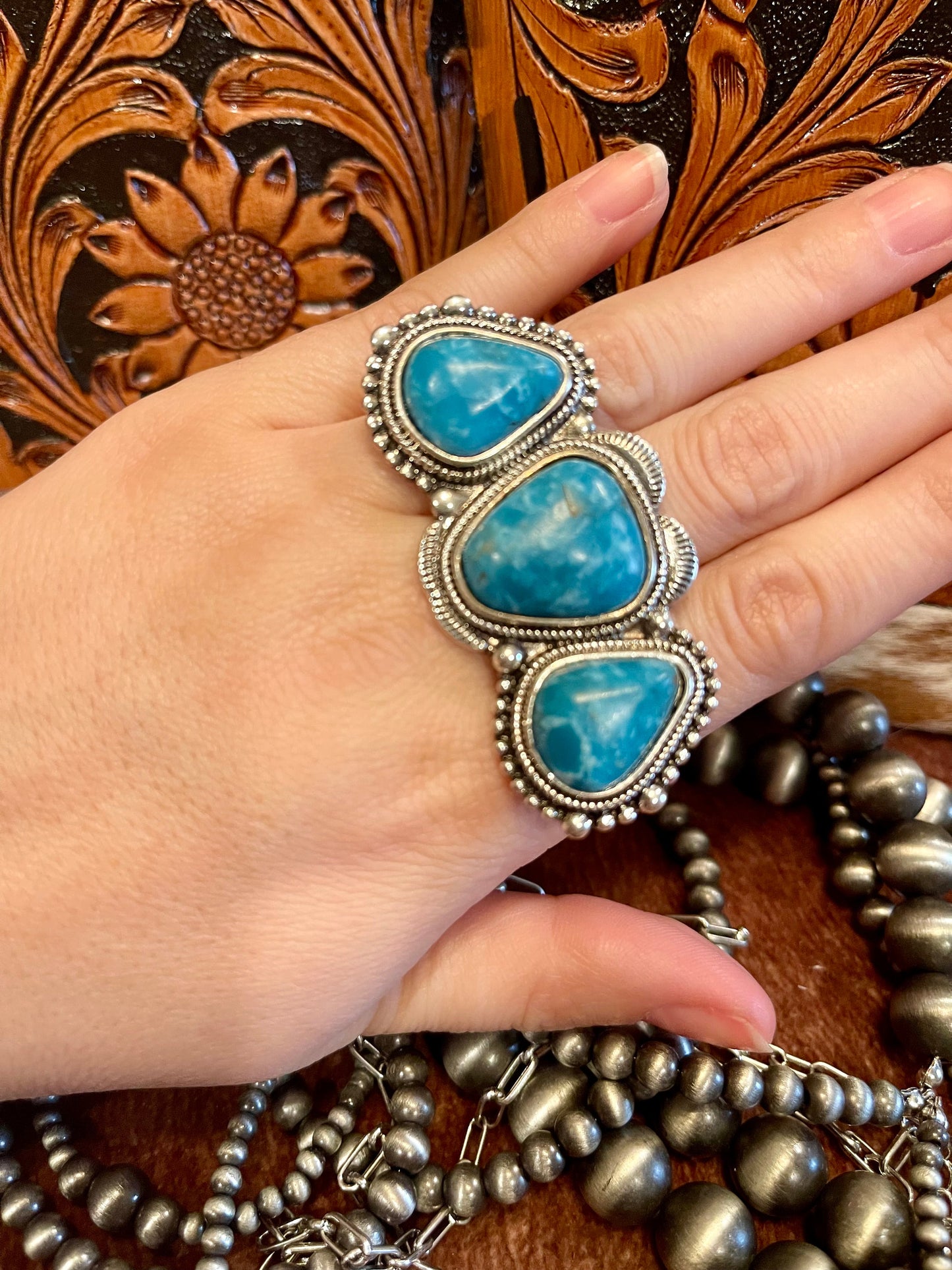 Turquoise Stone Ring - SALE