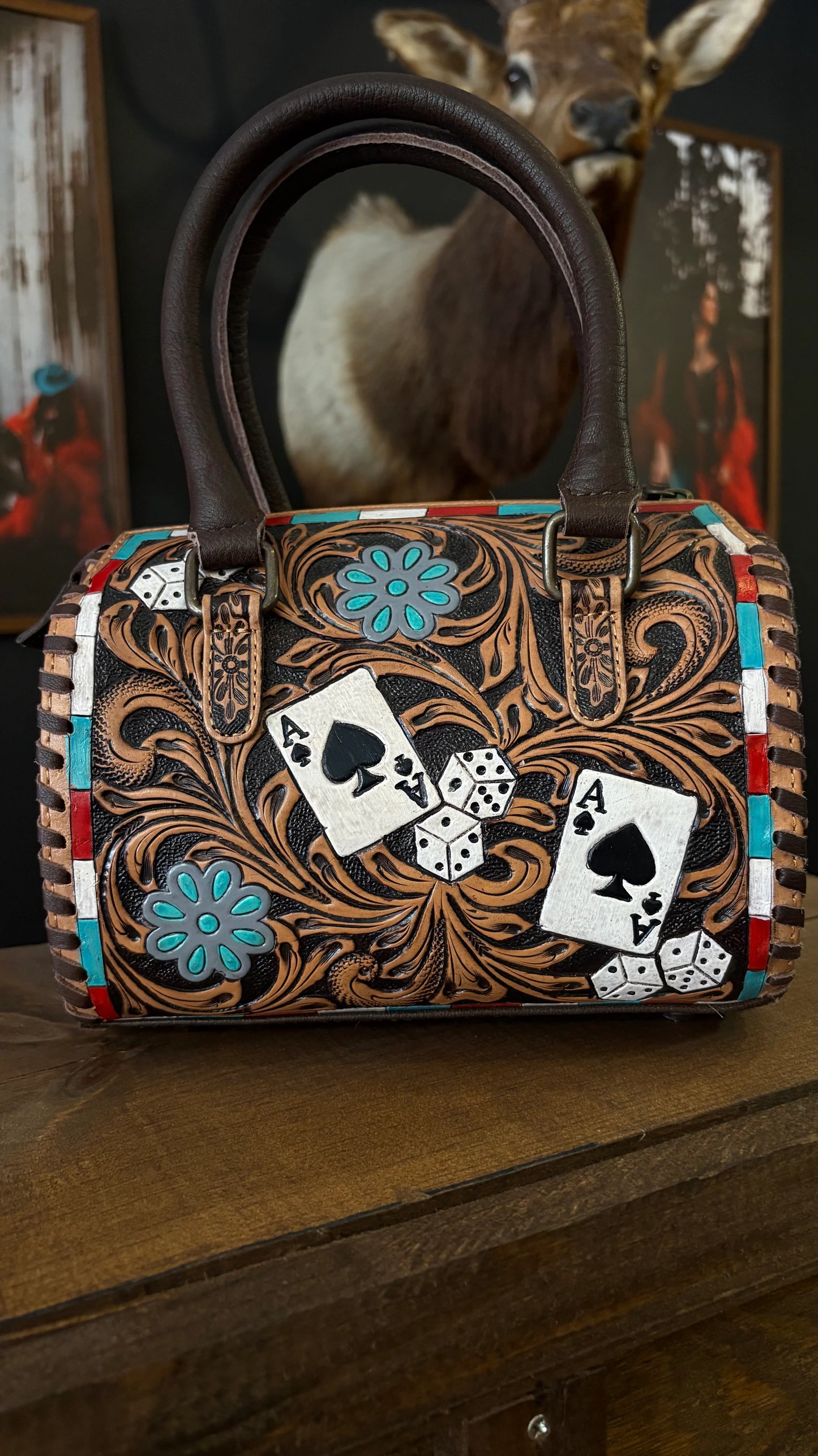Genuine Leather Poker Speedy Large
