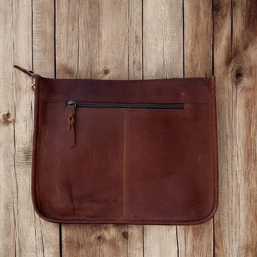 Lola tooled leather crossbody bag