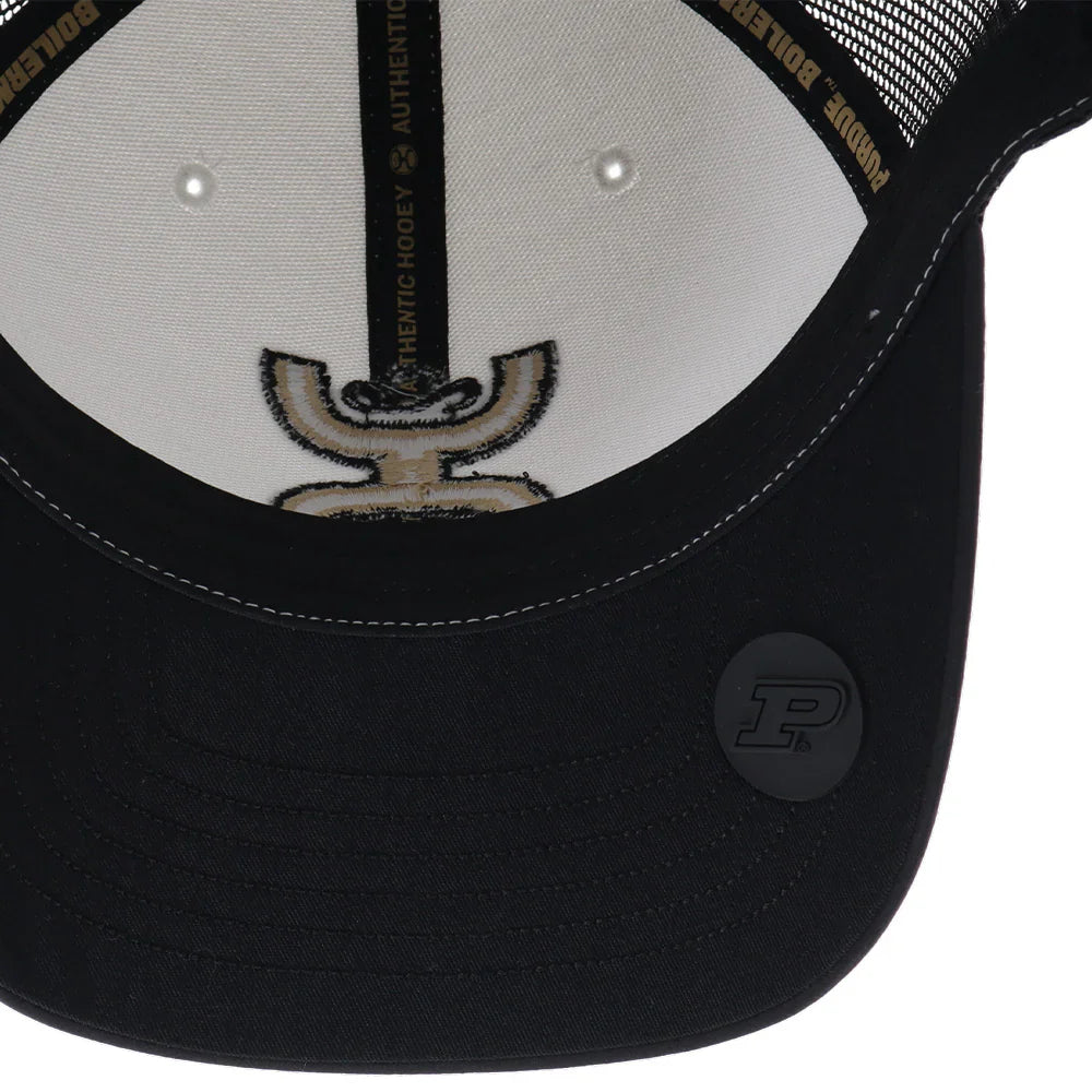HOOey Purdue University (Black/White/ Gold) - Trucker Cap