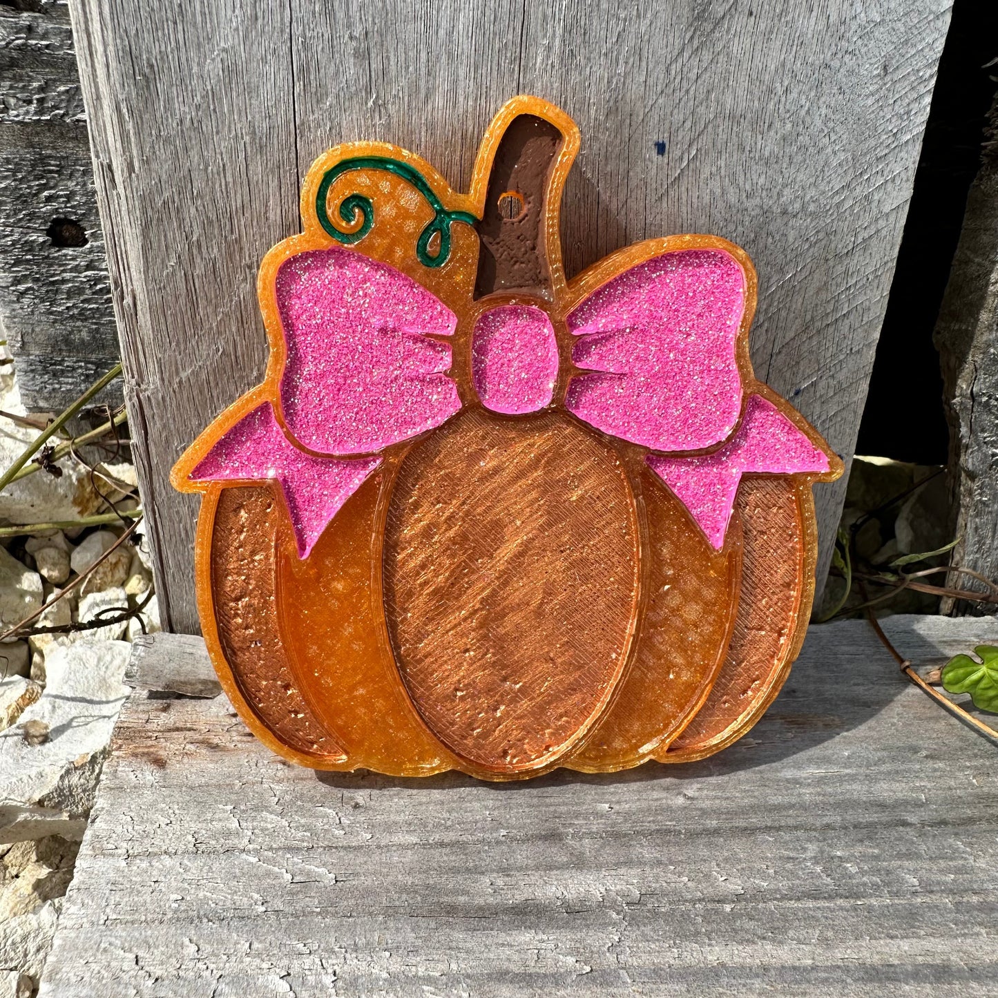 Pumpkin with Bow Car Freshie - SALE