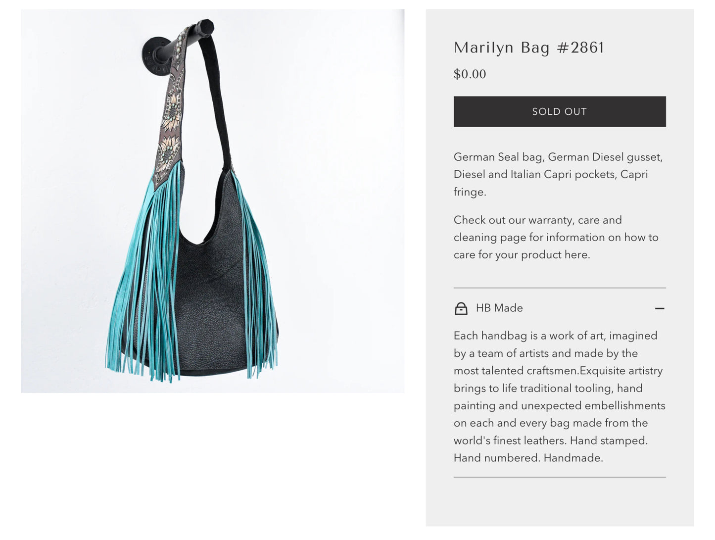 Heritage Marilyn Bag