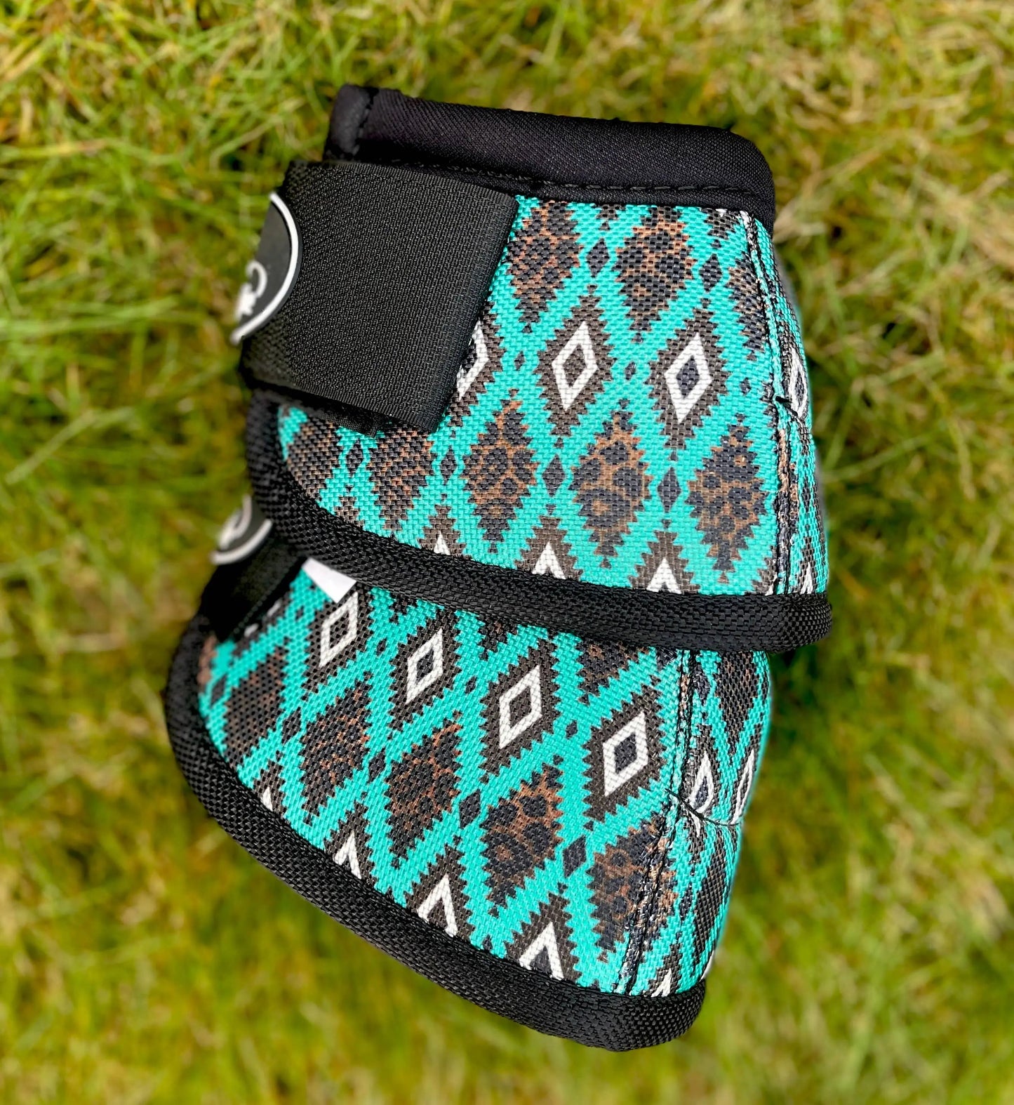 Teal Aztec Bell Boots -2 Pack