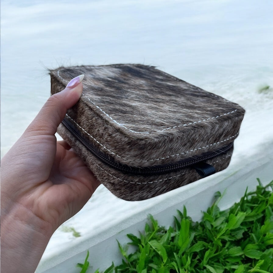 All cowhide Jewelry box