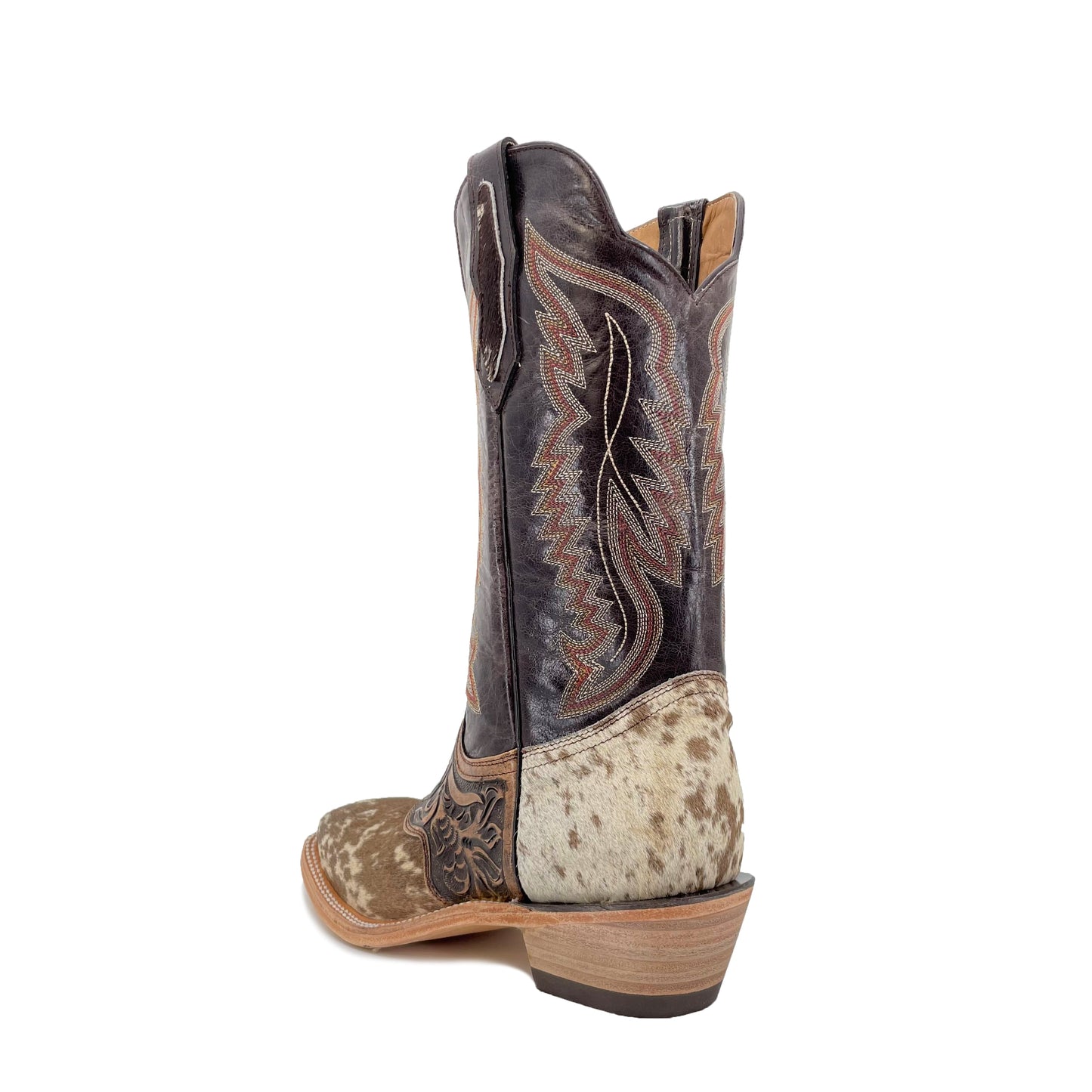 Men's Bulldog Hand Tooled Boots - Cowhide