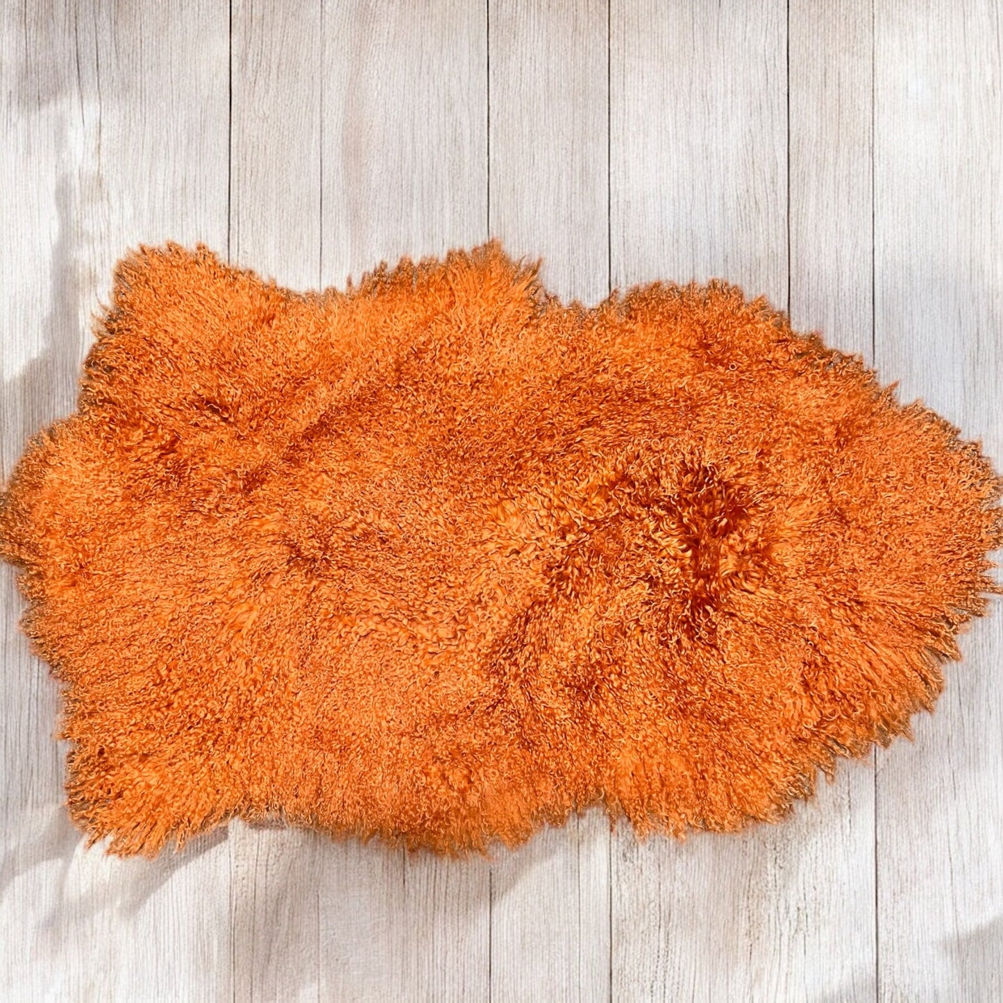 3x2’ Hot orange Angora hide