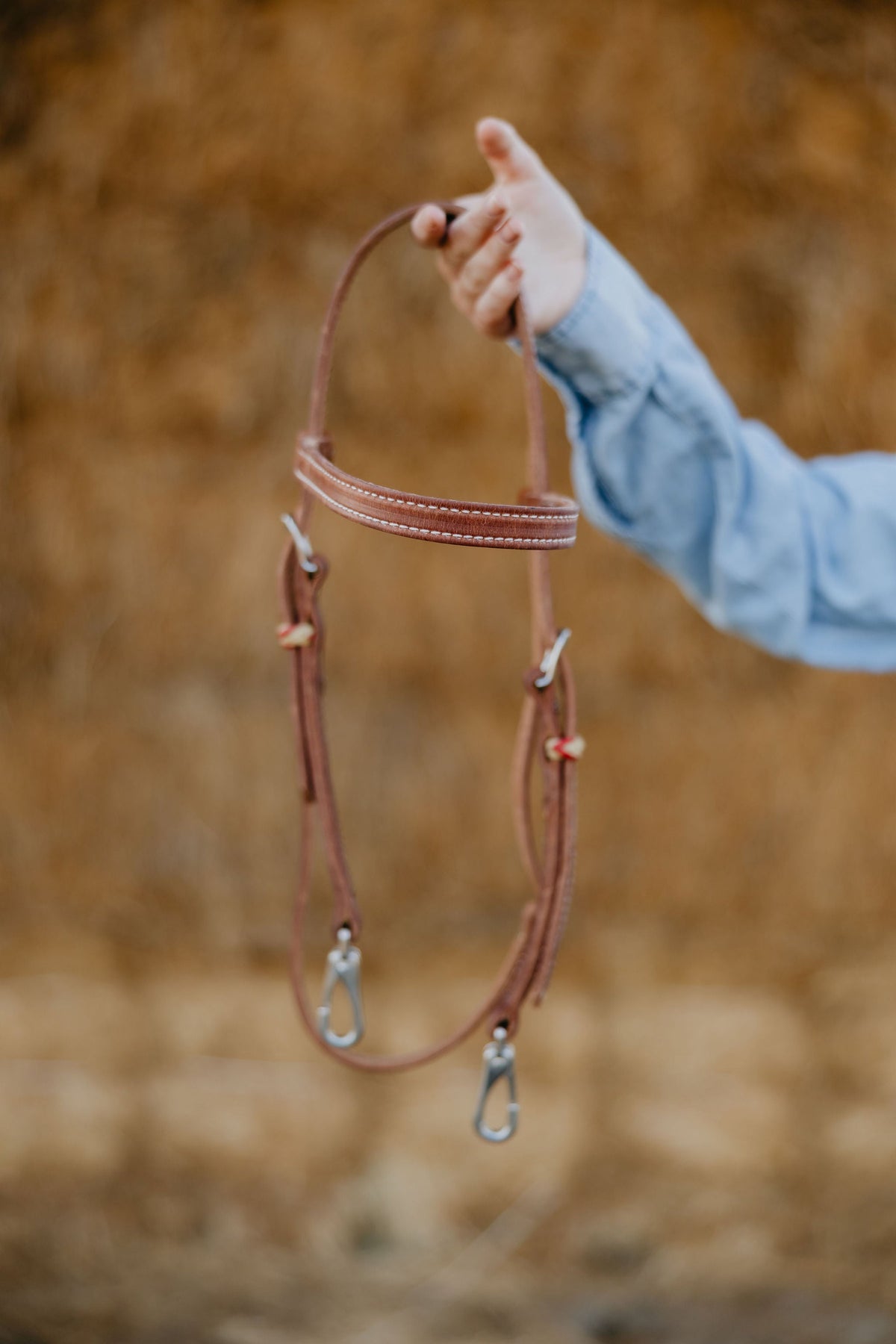 Quick Change Browband Headstall — Red
