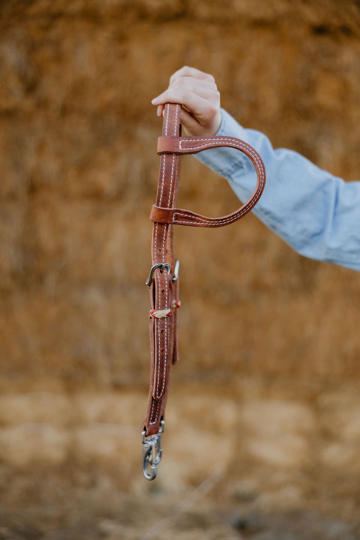 Quick Change One-Ear Headstall — Red