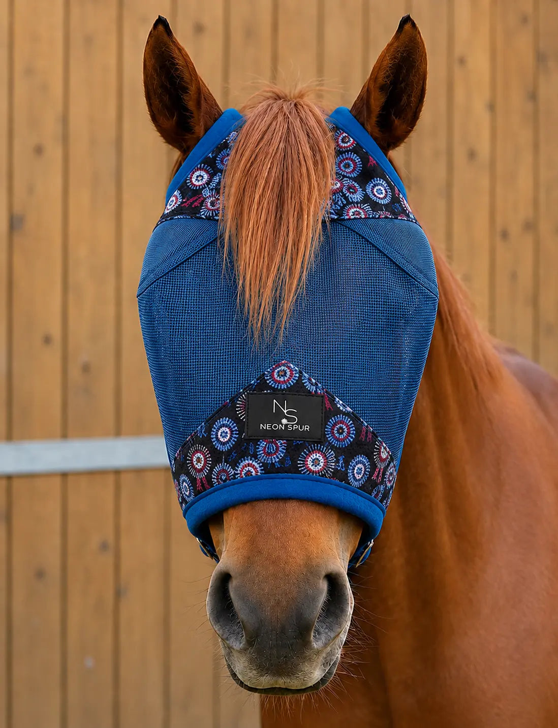 Rosettes Fly Mask - Large