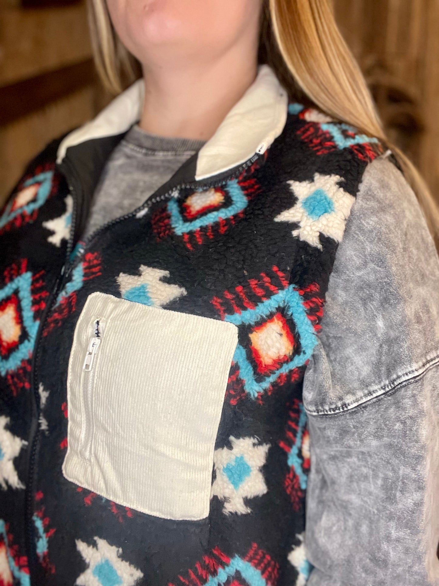 Kallie Mae’s Western Aztec Vest