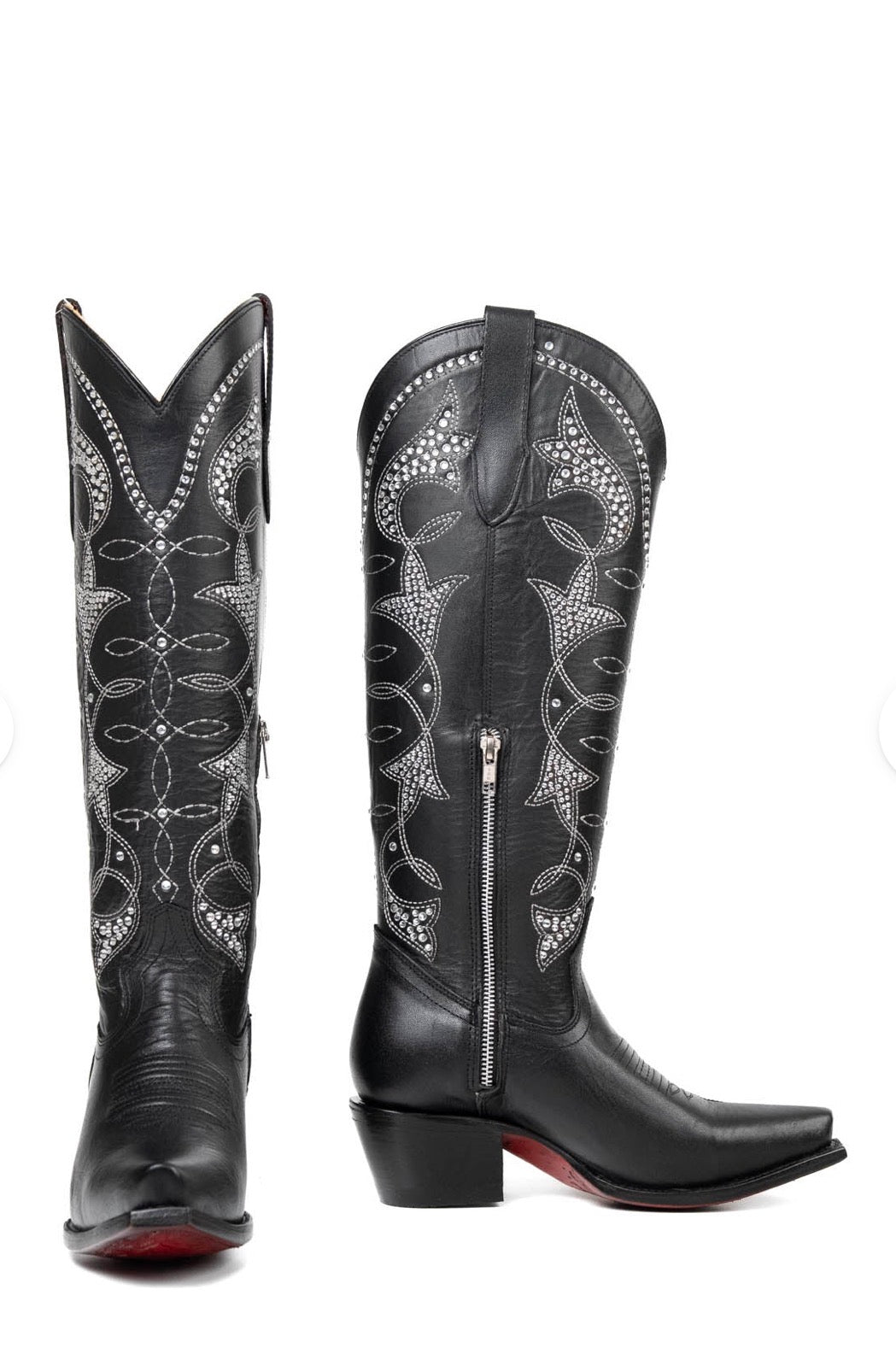 Rockem Jolene Tall Red Bottom Snip Toe Cowgirl Boot