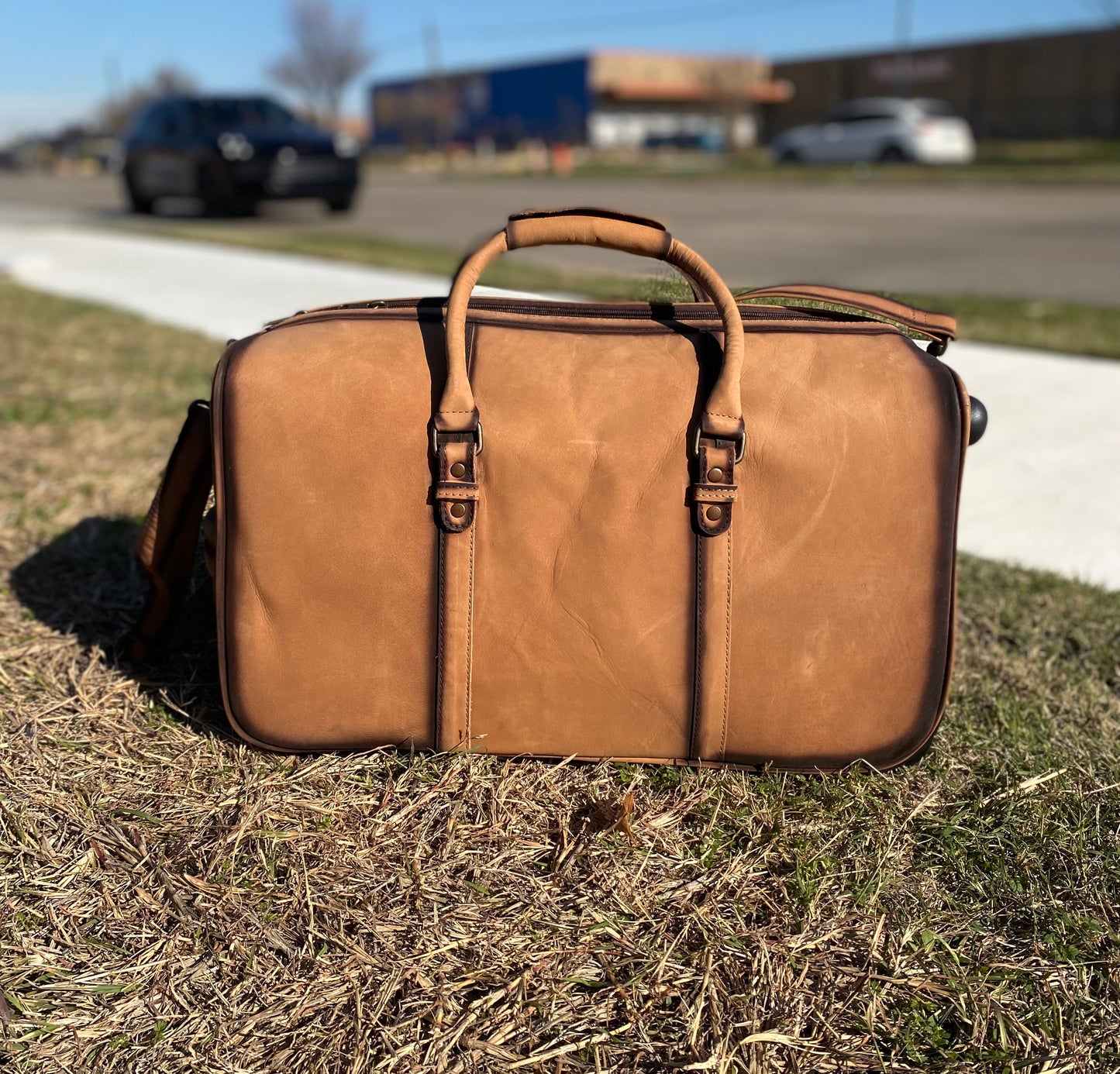 Tooled & Leather Duffle & Rolling Luggage