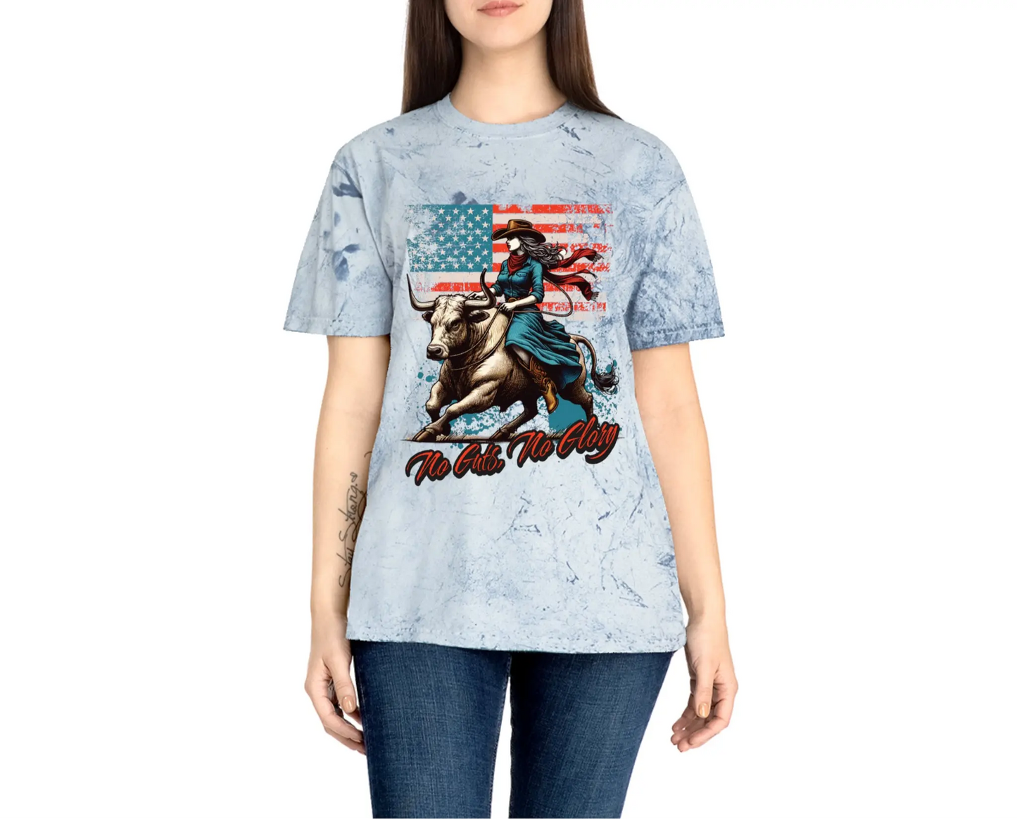 No Guts No Glory Americana Color Blast T-Shirt