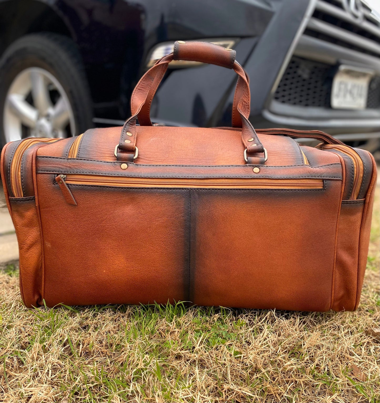 Classic Leather Duffle Bag