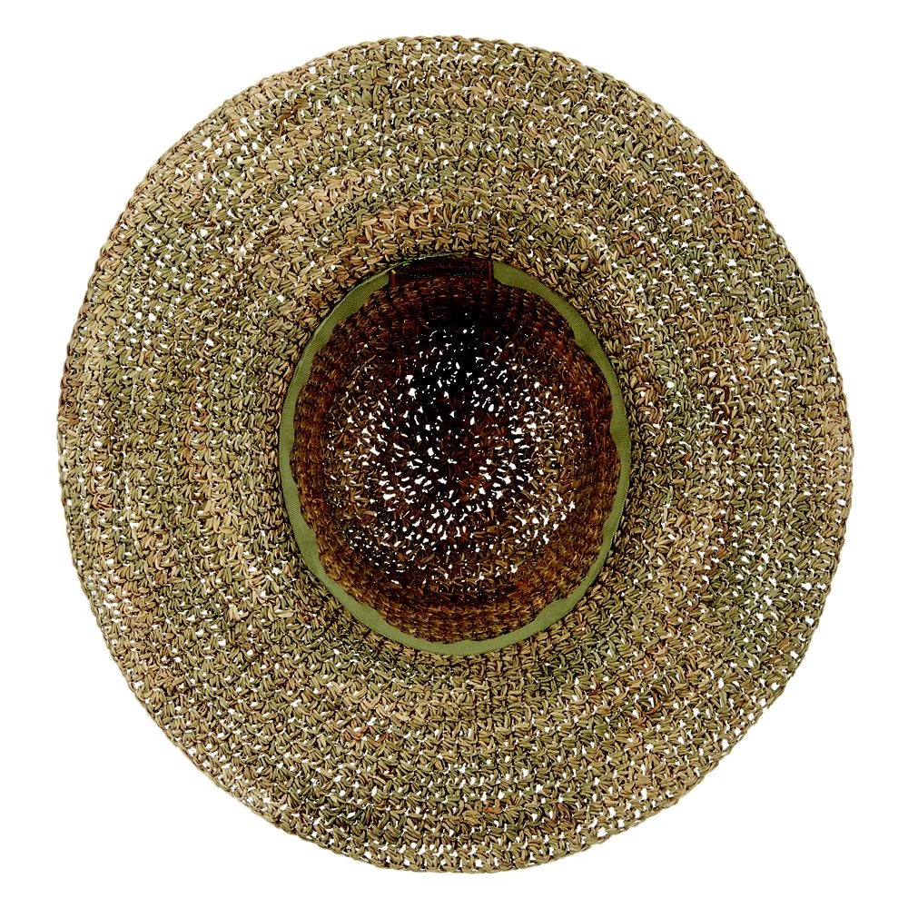Scala Rayne - Crocheted Straw Sun Hat