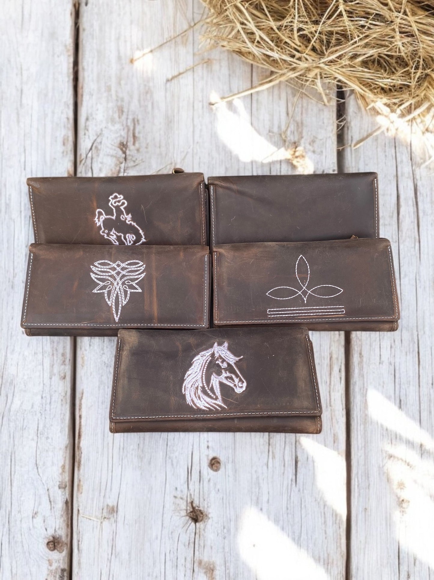 Horse Rustic Leather Wallet