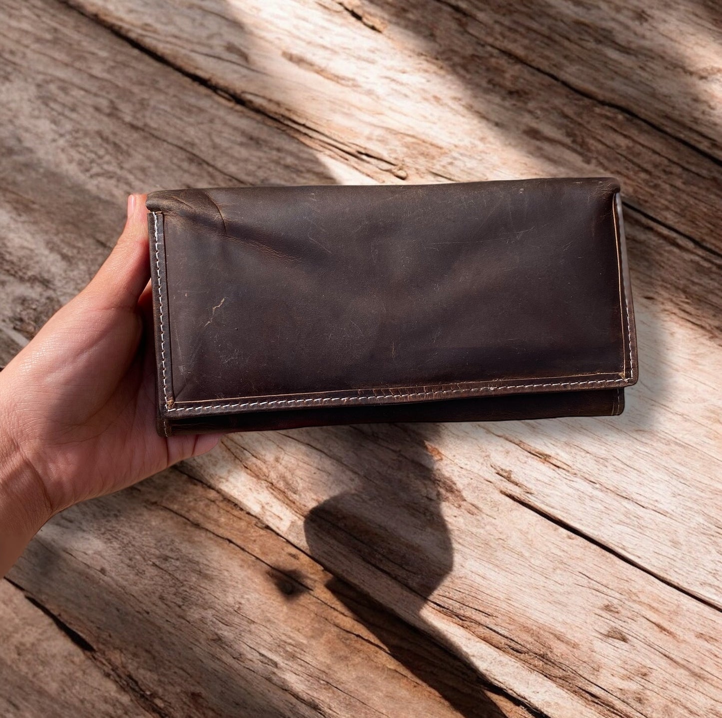 Classic Rustic Leather Women's Wallet