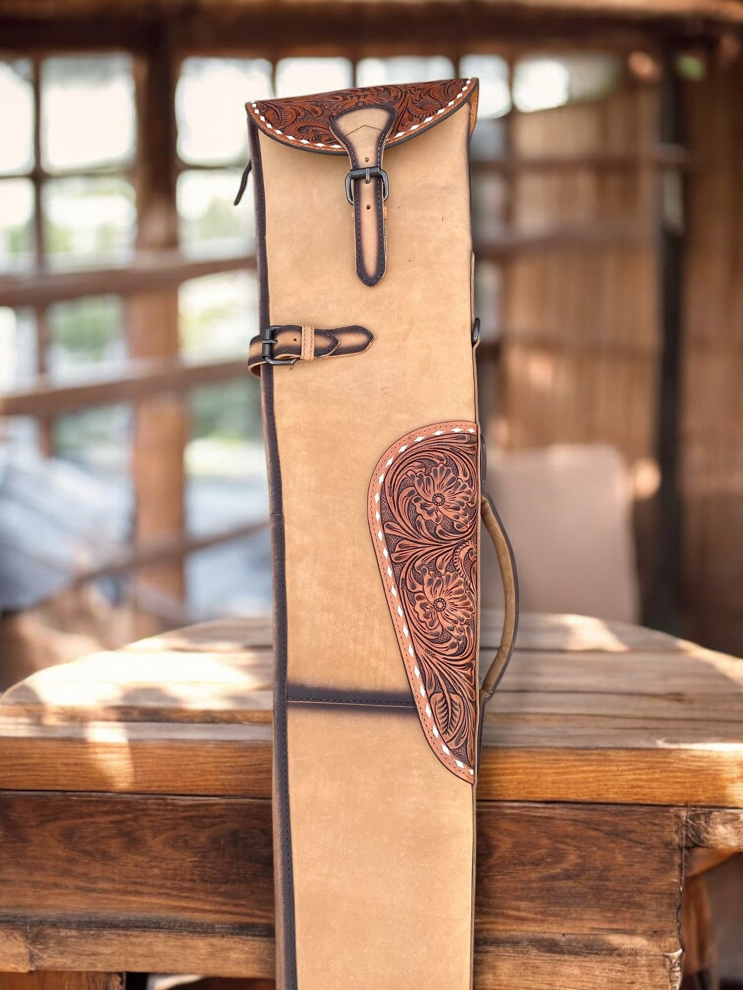 Burn Leather Carrying Case
