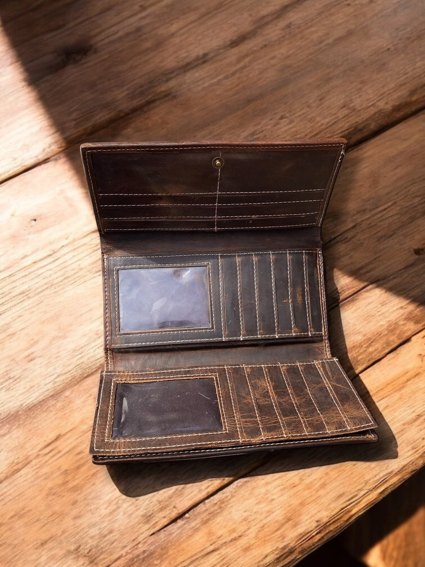Classic Rustic Leather Women's Wallet