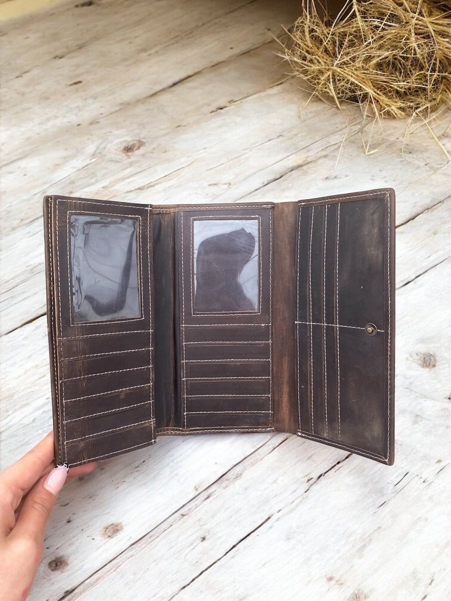 Horse Rustic Leather Wallet