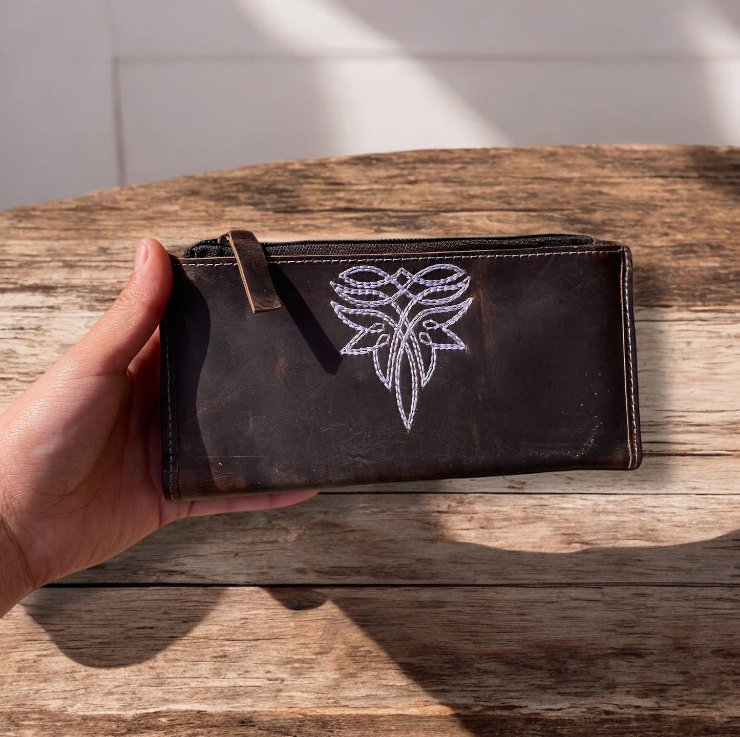 BootStitch Rustic Leather Women's Wallet