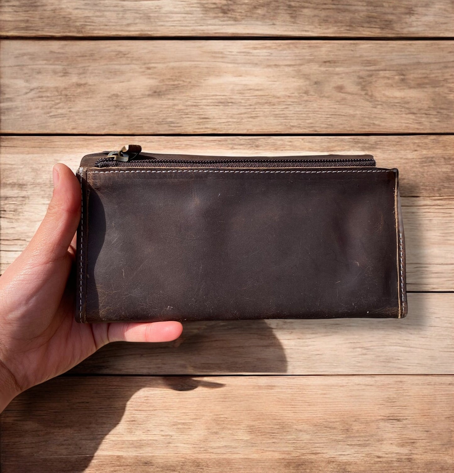 Classic Rustic Leather Women's Wallet