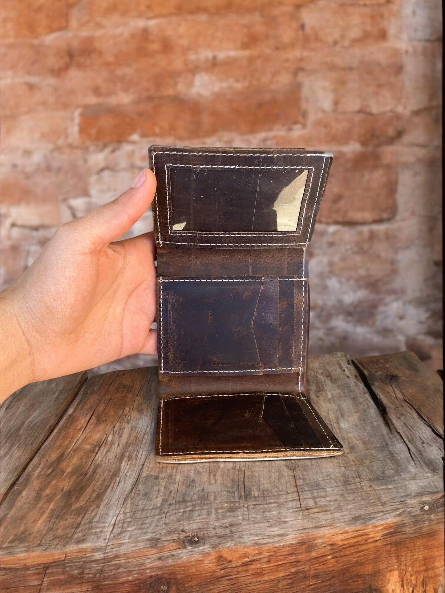 Cowhide Credit Card Men's Wallet