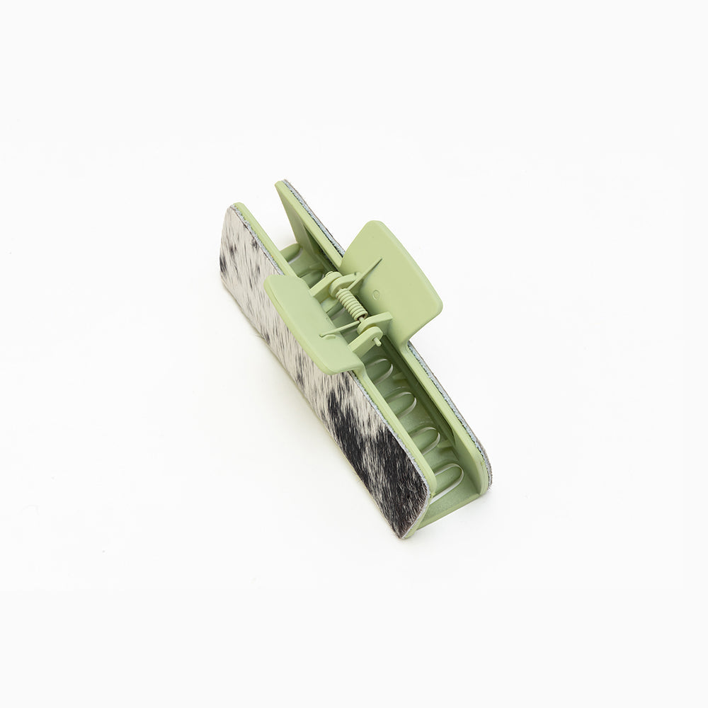 Myra Sage Yard Hairon Hair Clip in Ebony Moss