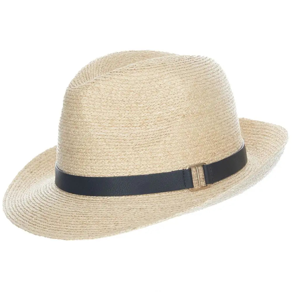 Scala Lena - Women's Raffia Straw Fedora Hat