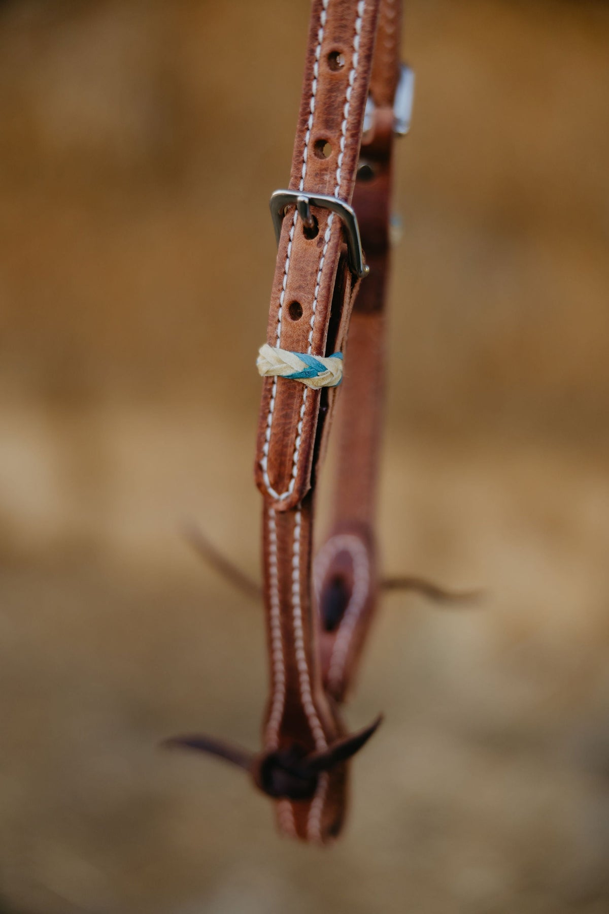 Rawhide Harness Leather One-Ear Headstall