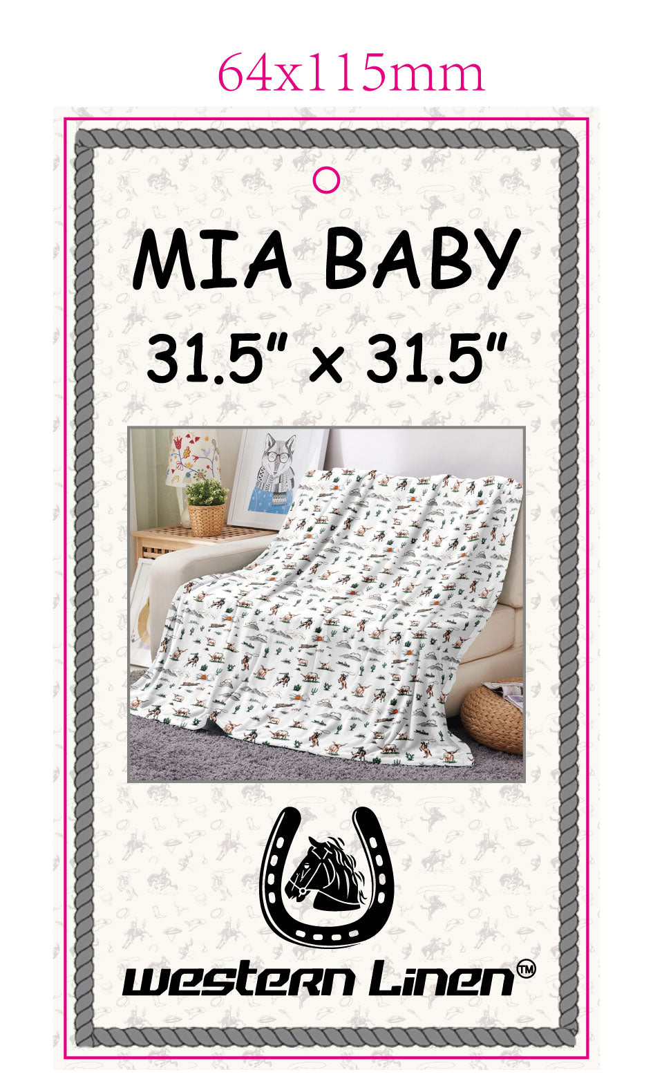 Baby Throw Blanket- 7 Designs
