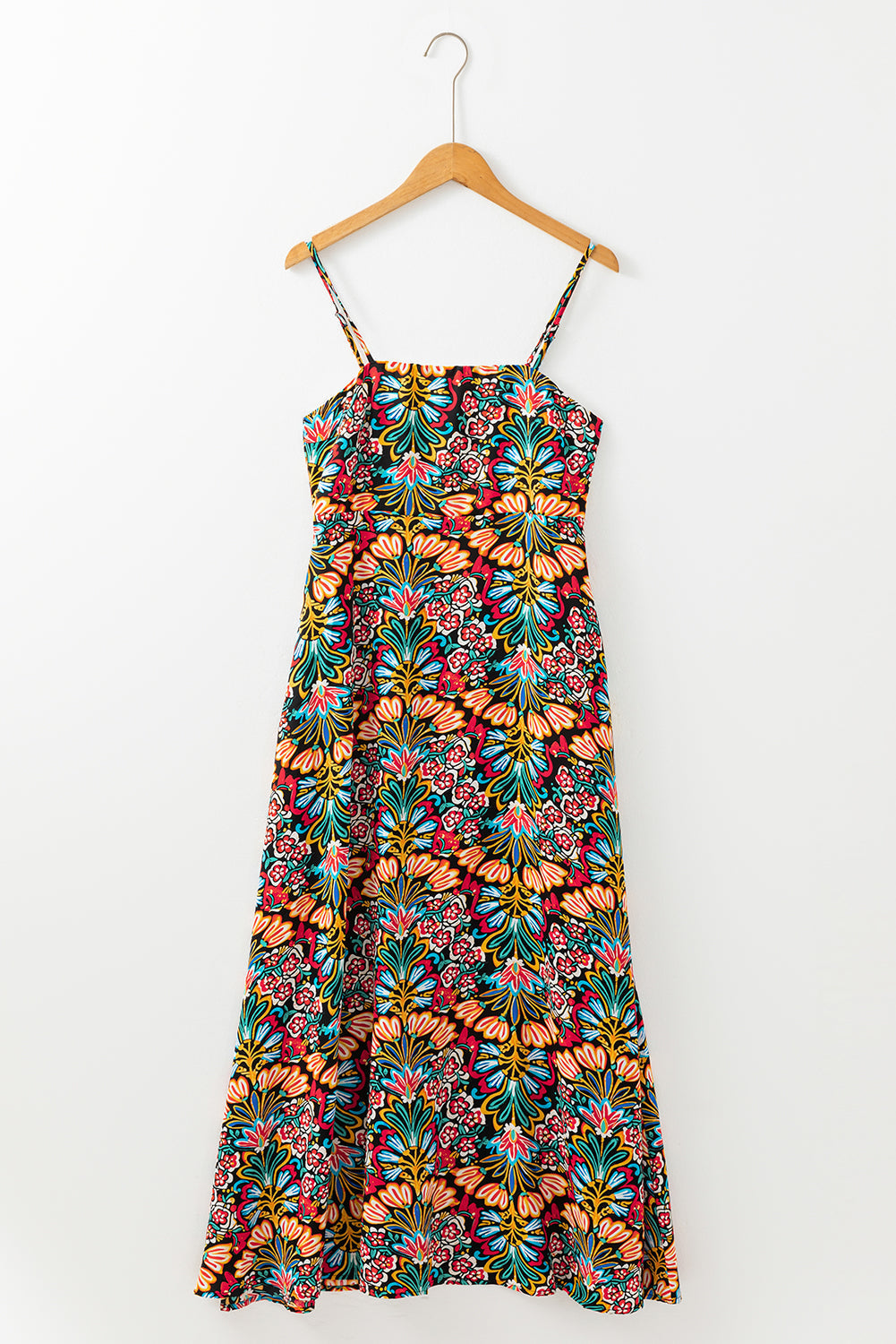 Danielle Boho Floral High Waist Maxi Dress for Summer Festivities