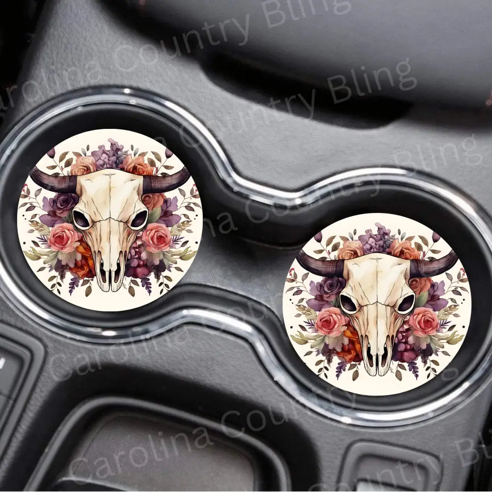 Country Rose - Car Coasters