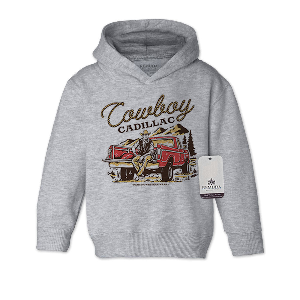 Cowboy Cadillac - Toddler Western Pullover Hoodie