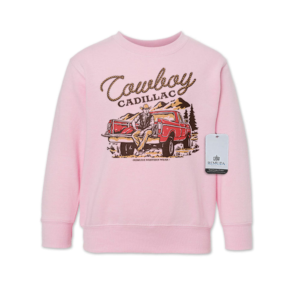 Cowboy Cadillac - Western Toddler Sweatshirt