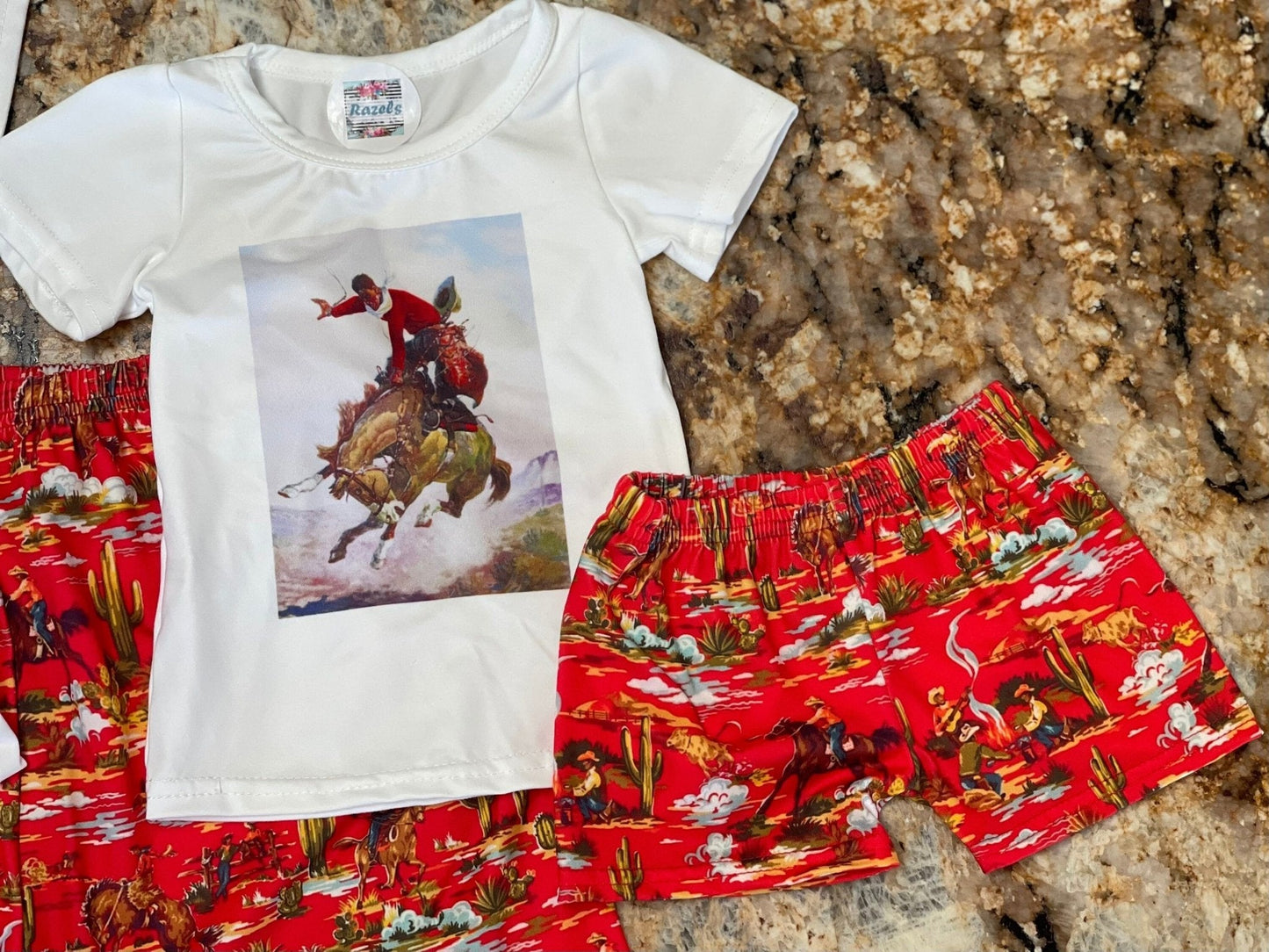 Girls Cowgirl Outfit, Cowboy Shorts