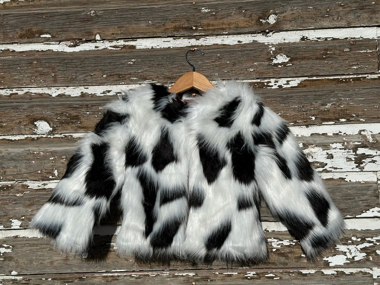 Girls' Shaggy Fur Coat – Faux Fur Dress Coat | Stylish Fur Jacket for Special Occasions