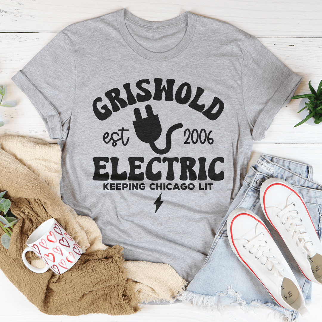 Griswold Est 2006 Electric Keeping Chicago Lit Tee