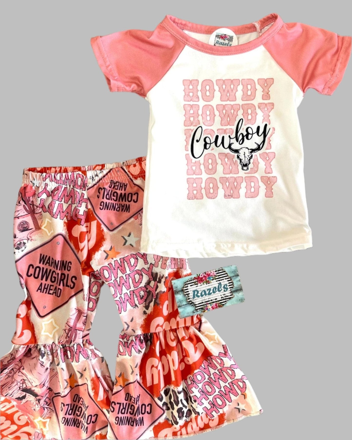 HOWDY COWBOY, Cowgirl Bell Bottom Outfits