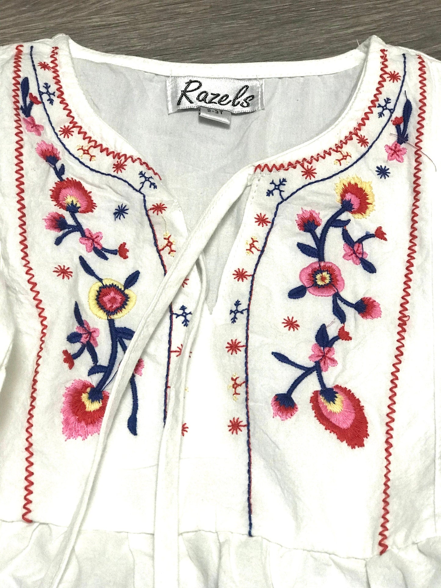 Girls' BOHO Embroidered Dress Tunic – Girls Fall Dress, Embroidered Dress