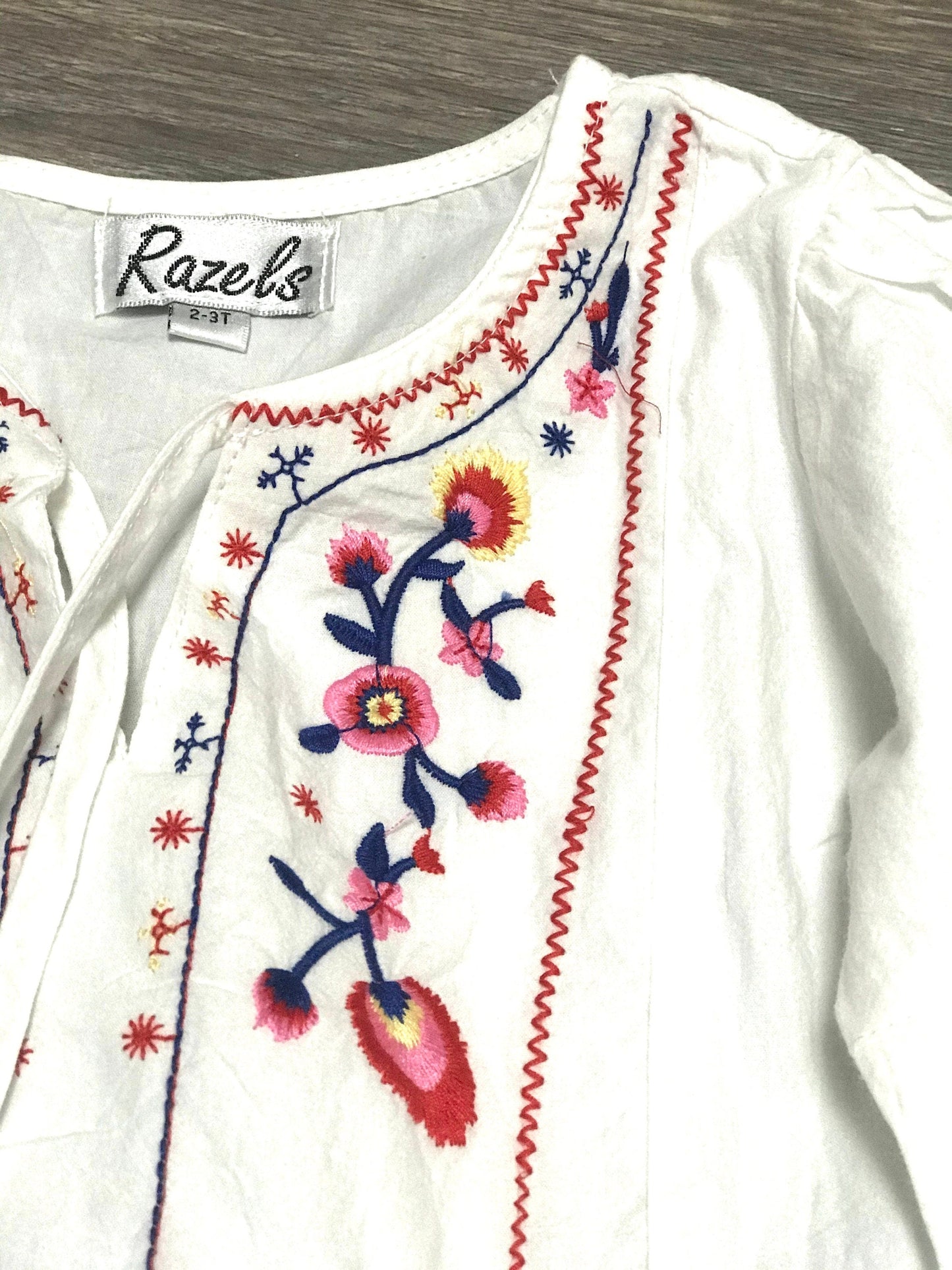 Girls' BOHO Embroidered Dress Tunic – Girls Fall Dress, Embroidered Dress