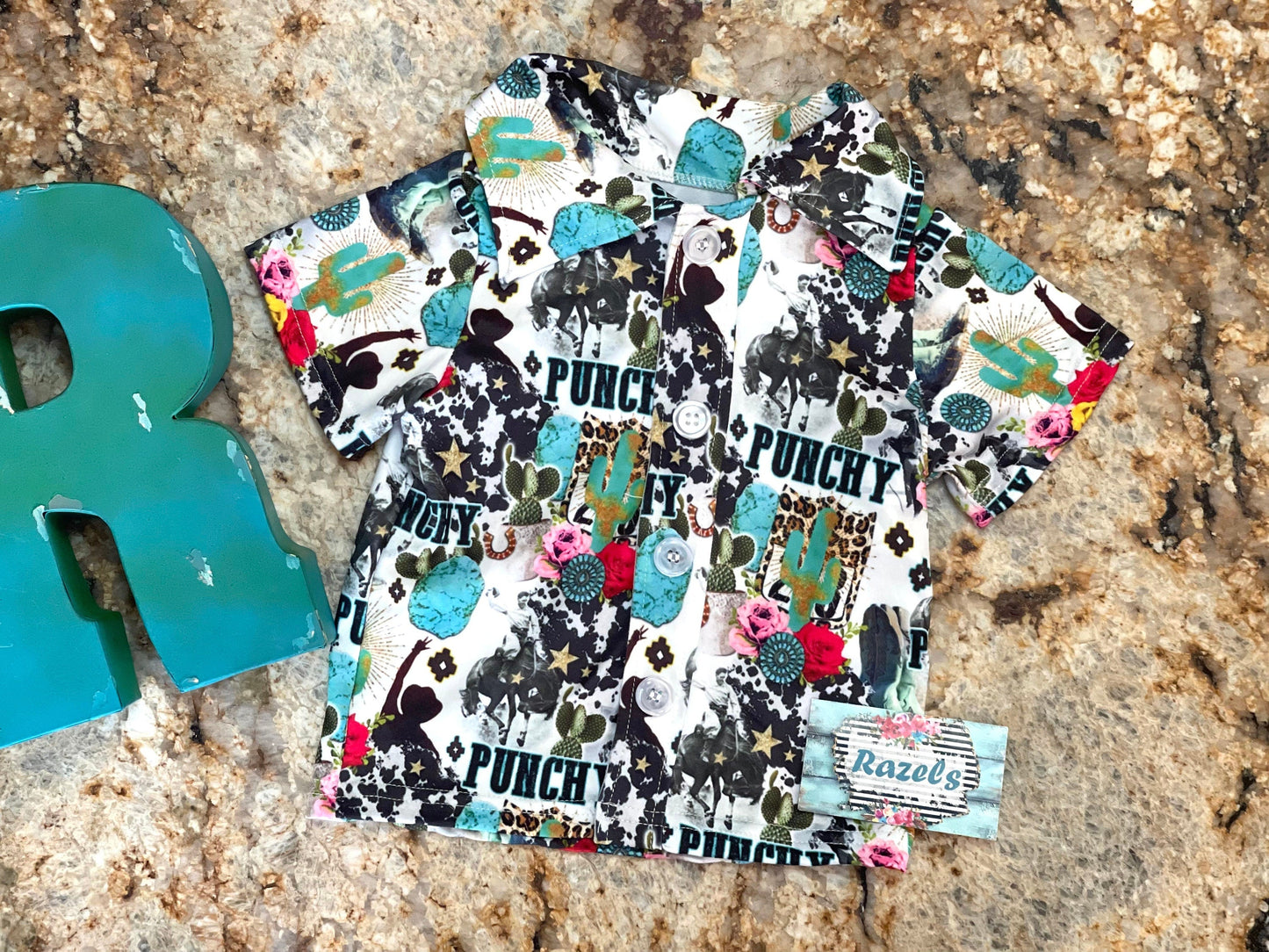 Fringe Leotard, Punchy Cowboy Cowgirl Shirt
