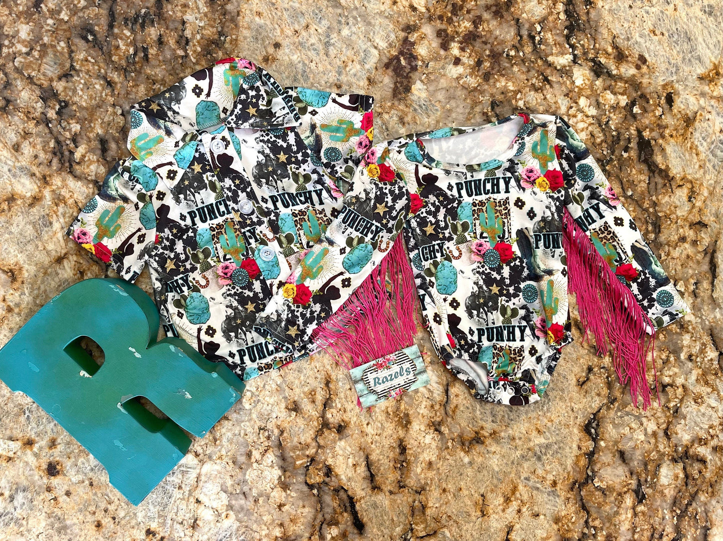 Fringe Leotard, Punchy Cowboy Cowgirl Shirt